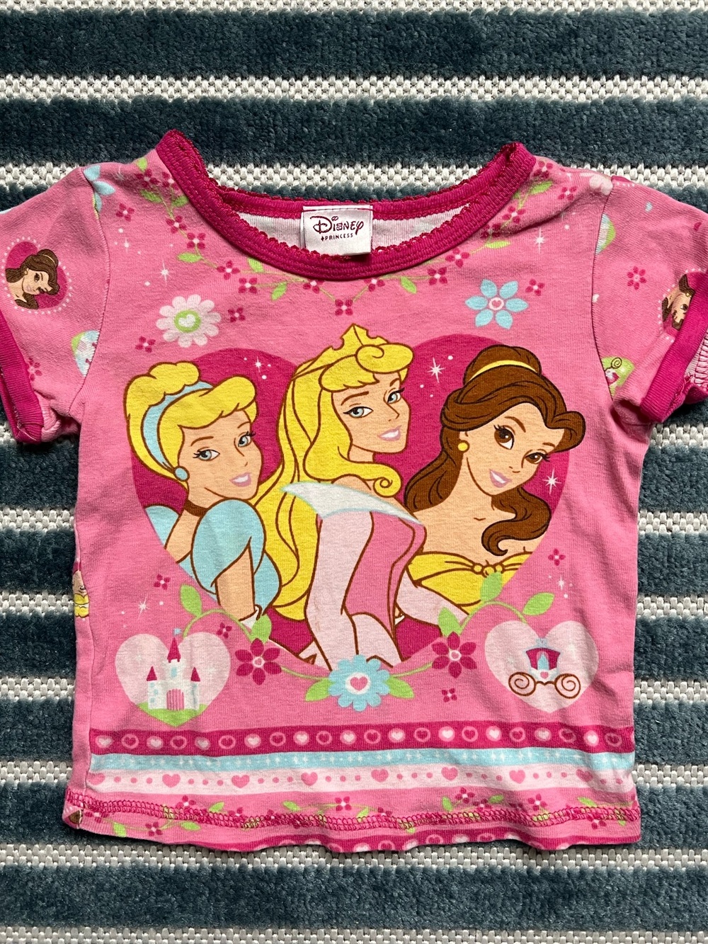Y2K Disney Princess Size 4T Short Sleeve Top